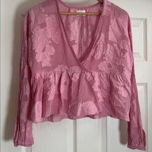 30. Aritzia Wilfred Augustine Peplum Blouse